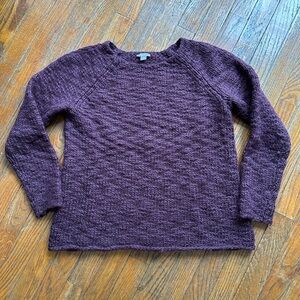 Women's JJill Deep Burgundy Sweater